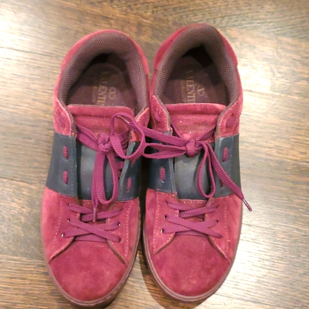 Valentino Garavani suade sneakers. Like new.